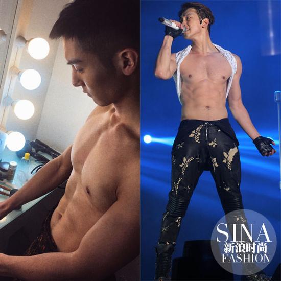 盛一倫、Rain大膽露肉