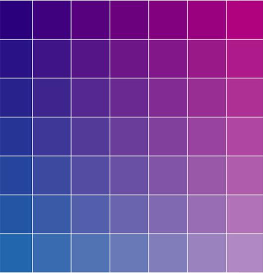 紫色可以有很多細節的差別