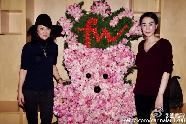 劉嘉玲暖心應援王菲 劉嘉玲暖心應援王菲