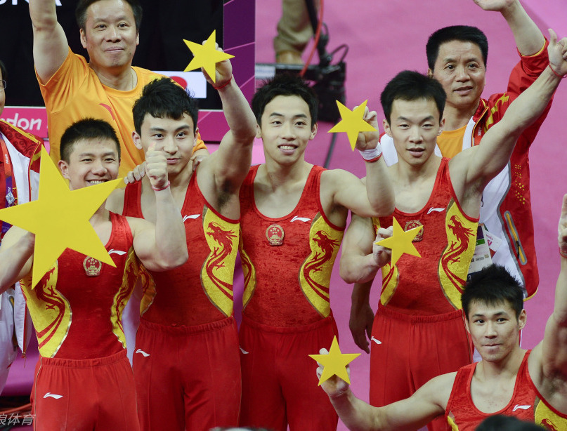 體操男團衛冕奧運冠軍