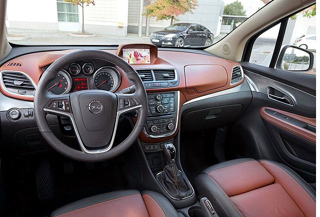 歐寶Mokka的內飾設計 歐寶Mokka的內飾設計