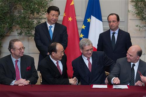 東風集團增資入股PSA簽字儀式 東風集團增資入股PSA簽字儀式