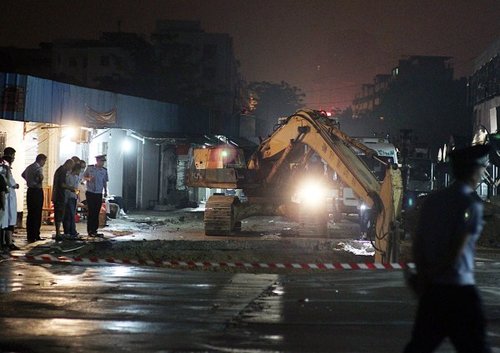 　圖為事故現場。