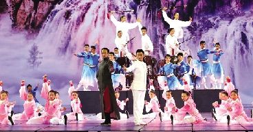 塔溝武校演員們表演的節目《江山如畫》獲評“三最” 塔溝武校演員們表演的節目《江山如畫》獲評“三最”