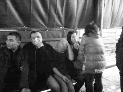 圖為打斗中受傷的武漢游客。