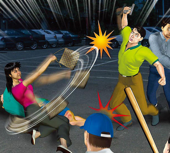 一名臺灣女子甘愿用肉身為男友擋子彈。（示意圖，來自臺媒）