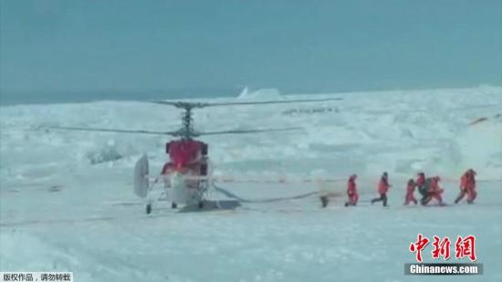 中國雪龍號已從俄受困船只中救出第一批12名乘客