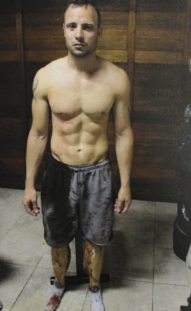 “刀鋒戰士”皮斯托瑞斯過失槍殺女友現場照片。 “刀鋒戰士”皮斯托瑞斯過失槍殺女友現場照片。