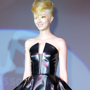 桂綸鎂金發造型