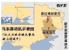 烏東部動亂示意圖 烏東部動亂示意圖