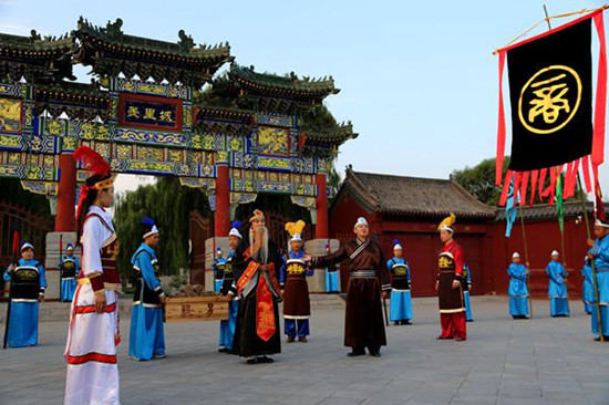 湯陰岳飛廟羑里城再現“宋代民俗”“商周風情” 湯陰岳飛廟羑里城再現“宋代民俗”“商周風情”