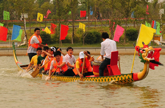端午節(jié)綠博園賽龍舟 歡樂水上游 端午節(jié)綠博園賽龍舟 歡樂水上游