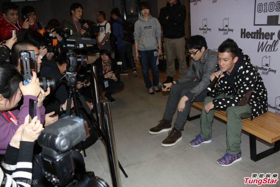 陳冠希助陣好友潮店開張 陳冠希助陣好友潮店開張