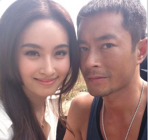 泰國最美變性人Poy與古天樂在拍戲片場(chǎng) 泰國最美變性人Poy與古天樂在拍戲片場(chǎng)