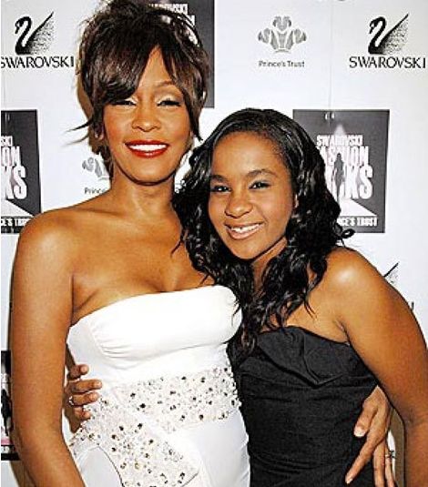 惠特尼-休斯頓與女兒芭比 惠特尼-休斯頓與女兒芭比