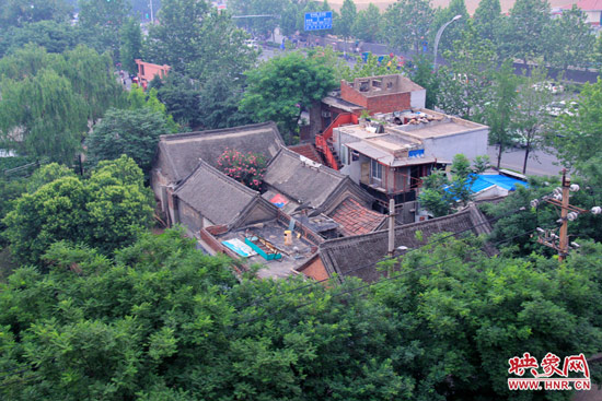 鄭州最后的四合院 （映象網記者 段晉哲 攝）