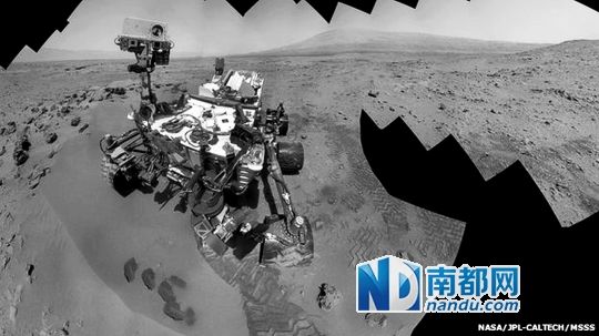 “好奇”號探測器在火星上發現水。 “好奇”號探測器在火星上發現水。