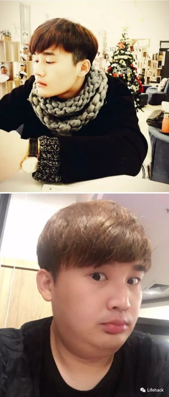 長胖20斤，臉型怎么變？這些例子看完扎心了！