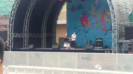 河南交通廣播主持人佳音、彎彎、朱浩都登上了優放舞臺，優放，交廣在這里！