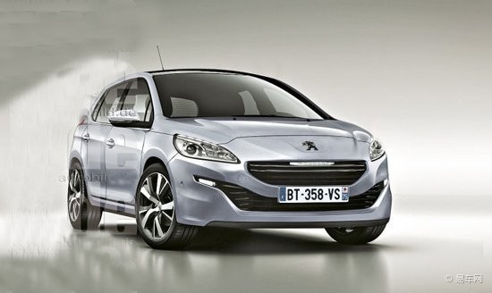 新款標致308預告圖