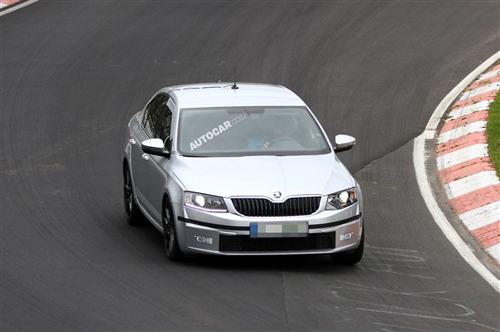 新斯柯達明銳RS諜照曝光 新斯柯達明銳RS諜照曝光