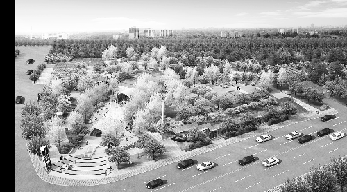 數碼公園地下停車場效果圖