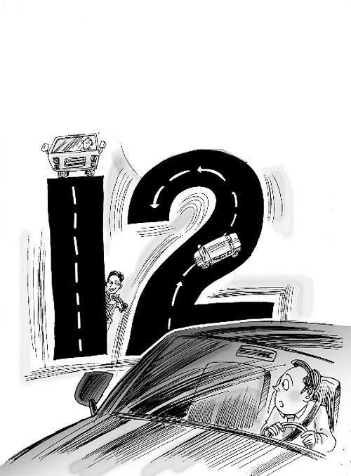 記滿12分!7.5萬名司機該撓頭了 記滿12分!7.5萬名司機該撓頭了