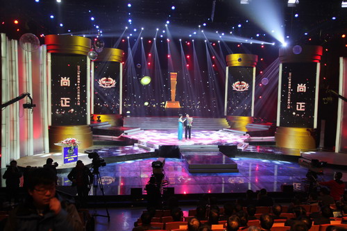 1月18日晚，2012年河南十大三農新聞人物在河南電視臺演播廳揭曉。