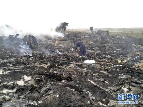 直擊馬航MH17客機墜毀現場