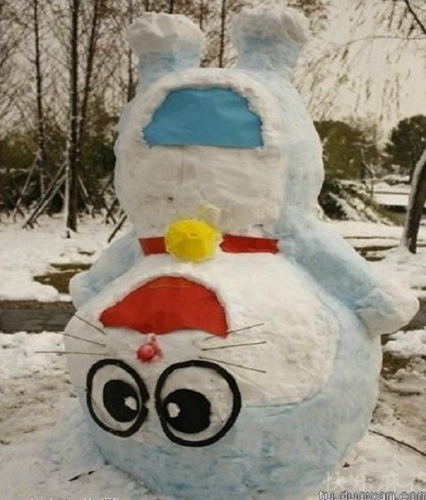 創意十足！日系列卡通雪人走紅