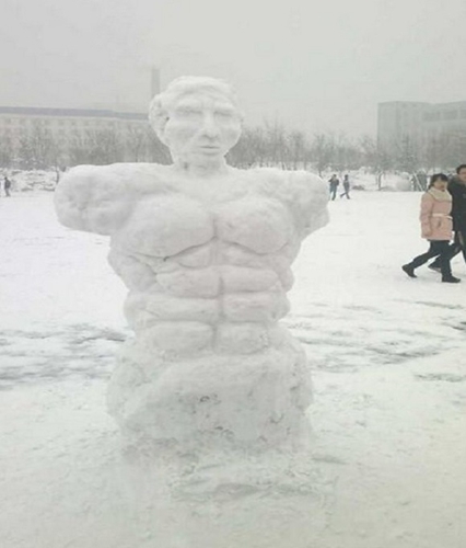 創意十足！日系列卡通雪人走紅