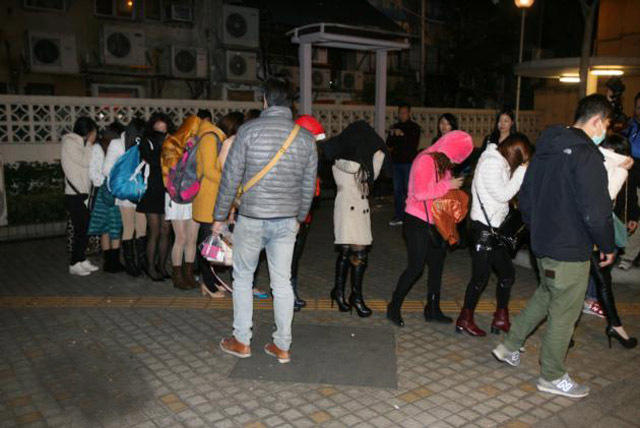 香港掃黃拘捕58名內地女子