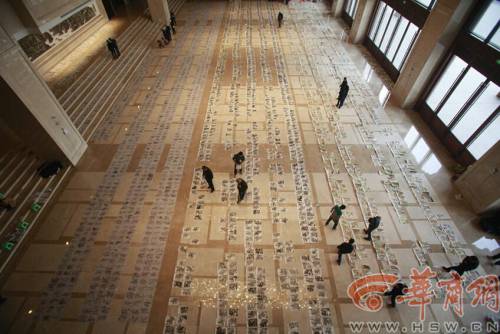 陜西高考美術閱卷現場曝光 陜西高考美術閱卷現場曝光