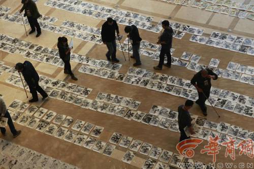 陜西高考美術閱卷現場曝光 陜西高考美術閱卷現場曝光