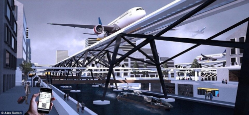 未來機場概念:機場是城市的一部分 未來機場概念:機場是城市的一部分