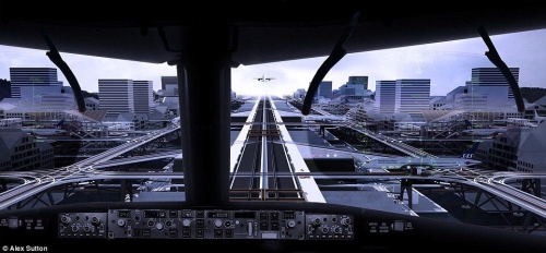 未來機場概念:機場是城市的一部分 未來機場概念:機場是城市的一部分