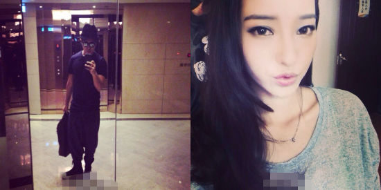 歐弟微博承認結婚曬老婆美照。