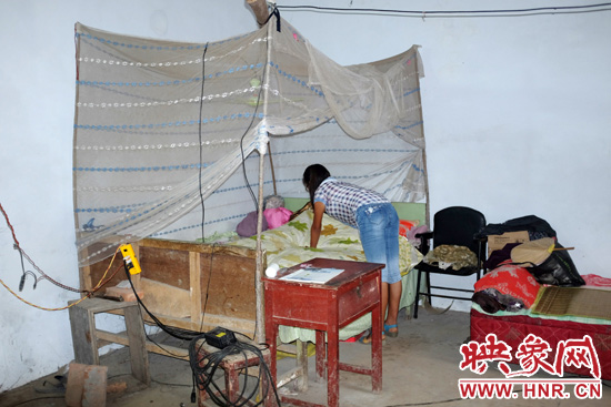 王書佳的環境及其簡陋。