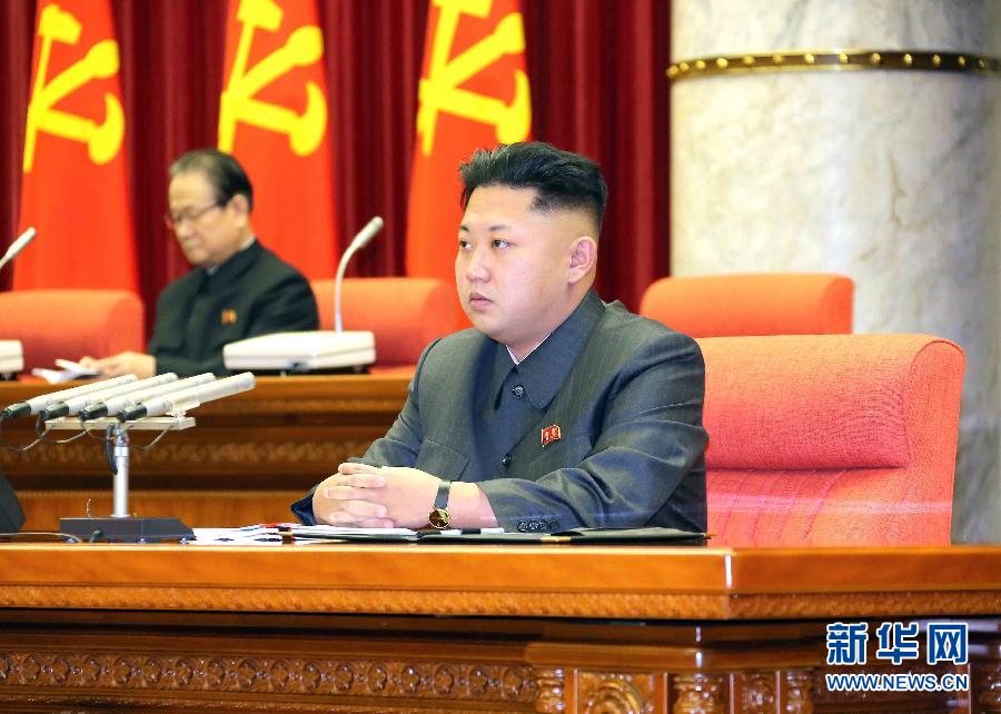 12月8日，在朝鮮平壤，朝鮮勞動(dòng)黨第一書記金正恩出席并指導(dǎo)朝鮮勞動(dòng)黨中央政治局?jǐn)U大會(huì)議。