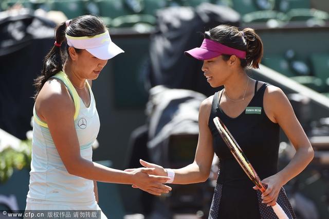 彭帥/謝淑薇2-0擊敗對手 首奪法網女雙冠軍