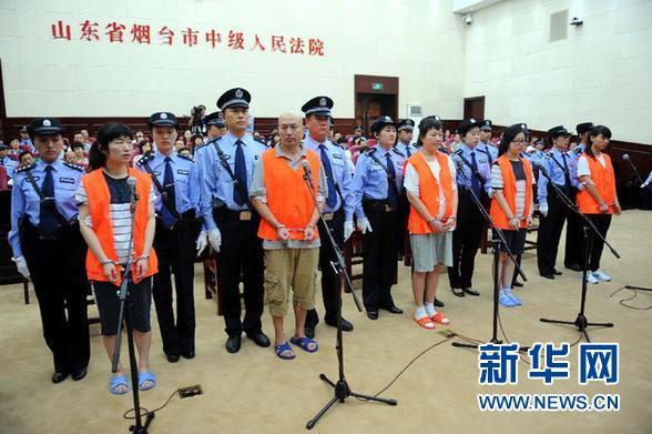 8月21日，被告人張帆、張立冬、呂迎春、張航、張巧聯(lián)到庭。法庭逐一核對(duì)被告人身份。