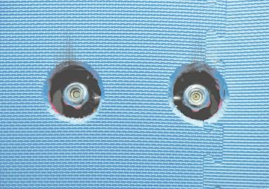 廁所內所有的水龍頭開關都進行了軟包。