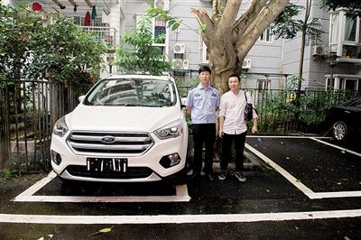 渝北警方送還追回的翼虎SUV。 渝北警方供圖