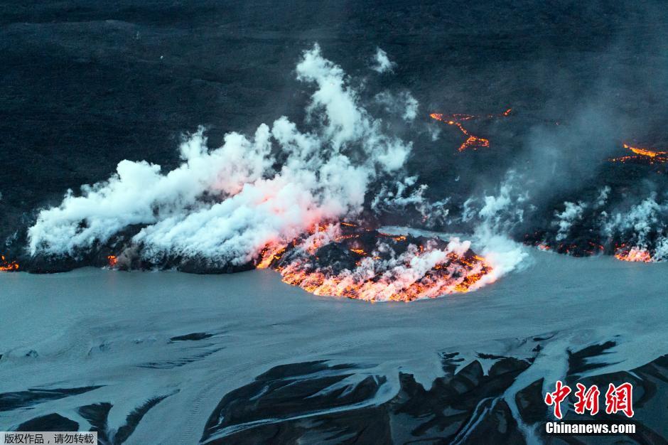 冰島巴達本加火山爆發 冰島巴達本加火山爆發