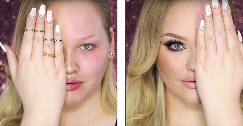 　左邊和右邊真的是一個人嗎？ （網頁截圖）