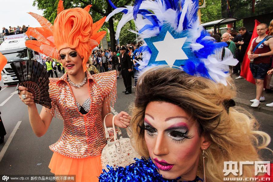 德國柏林，當地舉行同性戀驕傲大游行