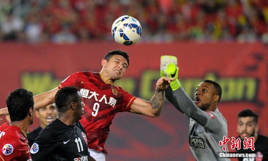 廣州恒大1-0戰勝阿赫利隊