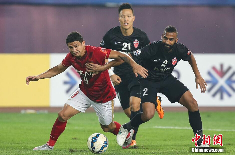 廣州恒大1-0戰勝阿赫利隊