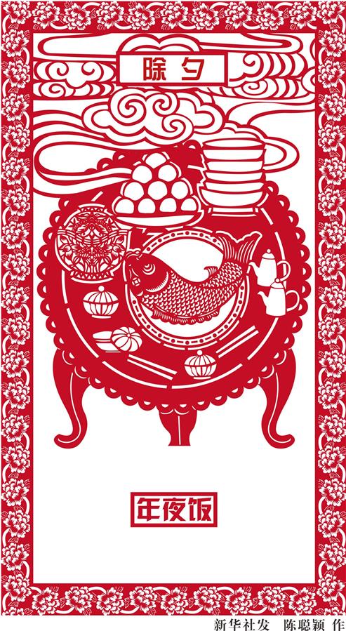 （圖表·漫畫）[春節·民俗]除夕——年夜飯