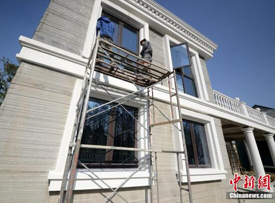 看！這些別墅都是3D打印出來的 僅耗時1天